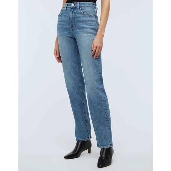 Madewell The Petite '90s Straight Jean in Rondell Wash - Size: 23P - Picture 1 of 11